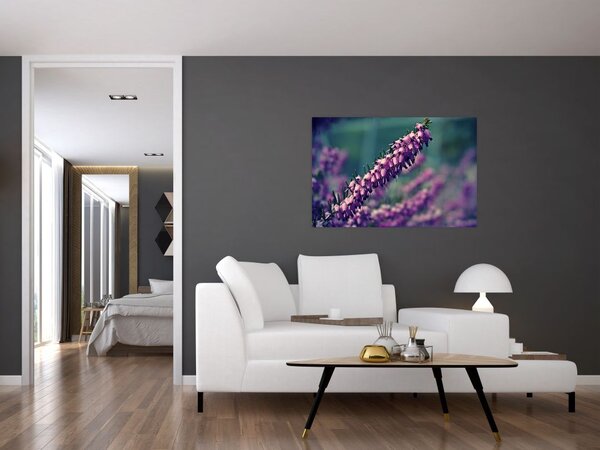 Tablou cu floare violetă (90x60 cm)