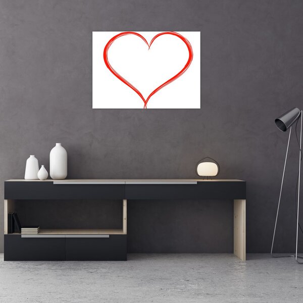 Tablou cu inima (70x50 cm)
