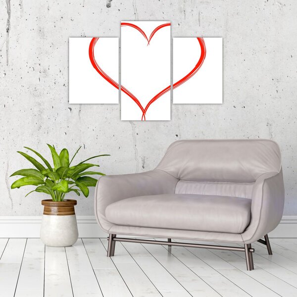 Tablou cu inima (90x60 cm)