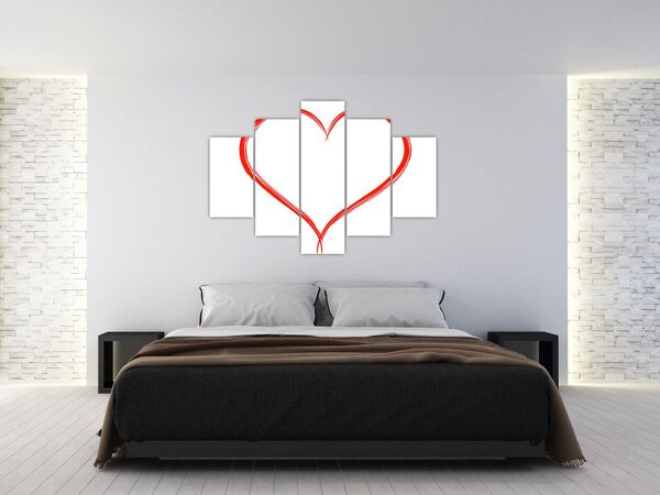 Tablou cu inima (150x105 cm)