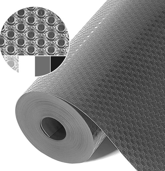Covoras antiderapant pentru frigider, din EVA, impermeabil, 50×300 cm, gri