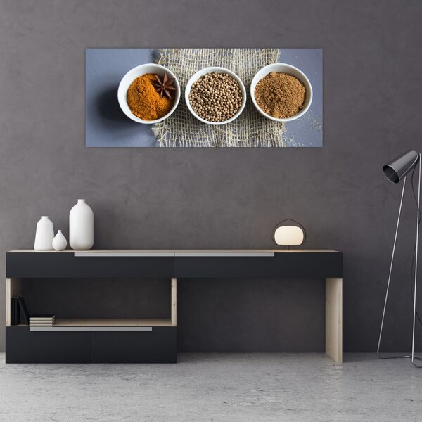 Tablou cu condimente (120x50 cm)