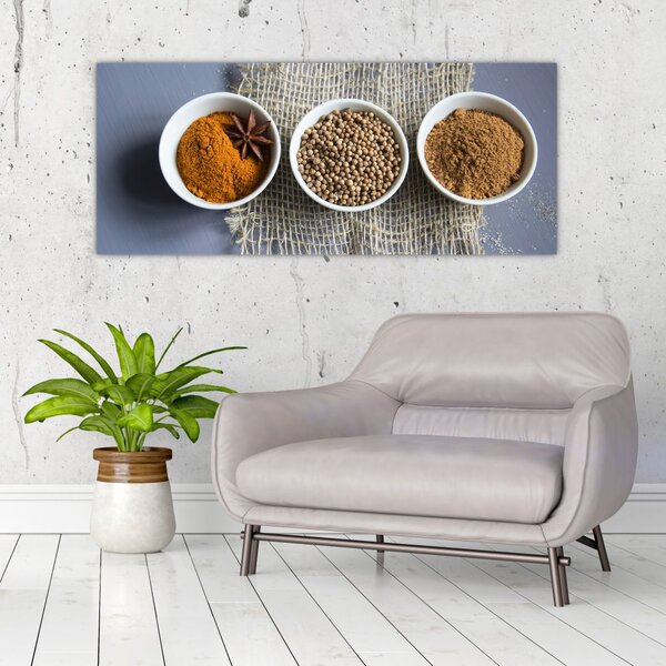 Tablou cu condimente (120x50 cm)