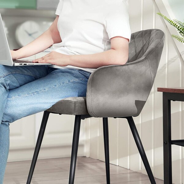 Scaun Songmics Gri 57x56x77 cm
