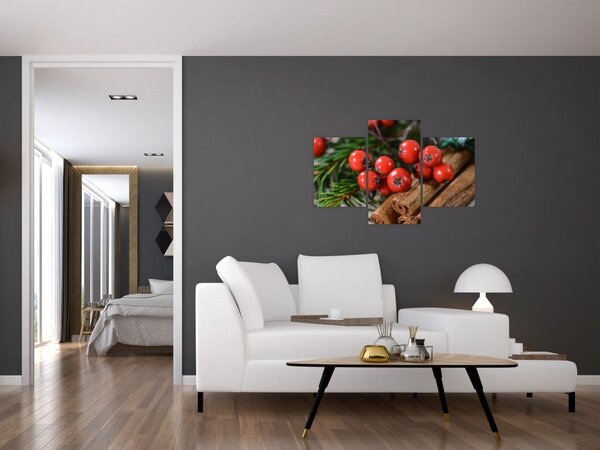 Tablou cu rowan și scorțișoară (90x60 cm)