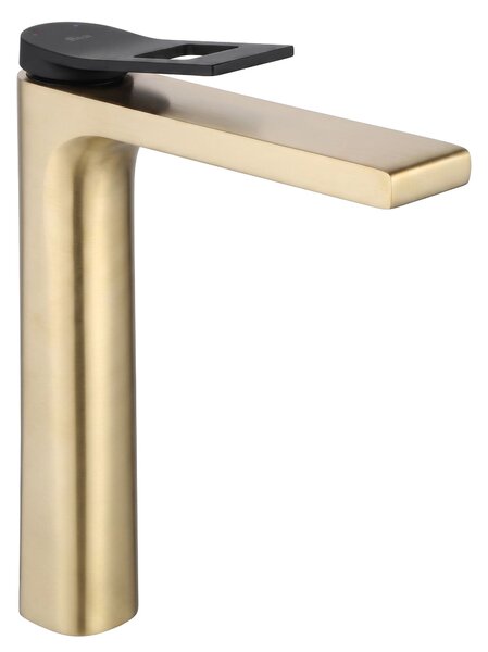 Baterie pentru baie REA SOUL Gold mat black High