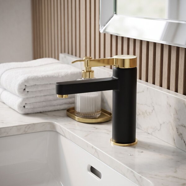 Baterie pentru baie Polo Black Gold Low