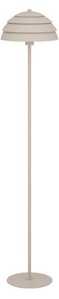 EGLO Lampadar Vittorito, bej nisipos, metal, înălțime 145 cm, E27, Bej, Camera de zi / sufragerie, Metal