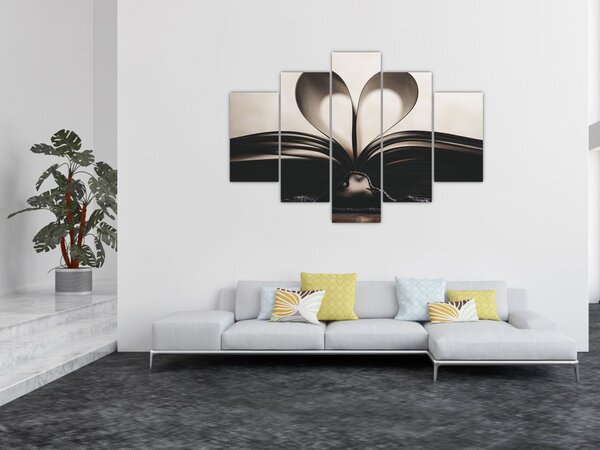 Tablou cu carte (150x105 cm)