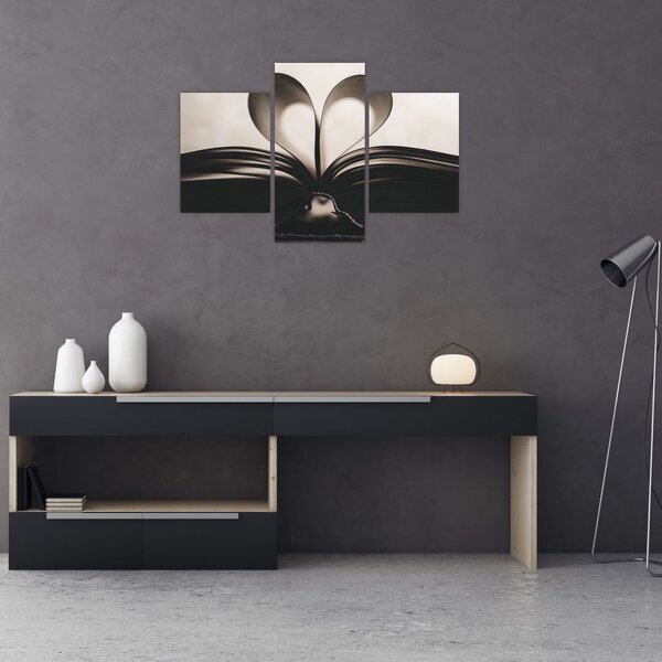 Tablou cu carte (90x60 cm)