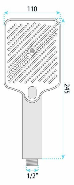 PARA DE DUS REA JS-031 BRUSH COPPER