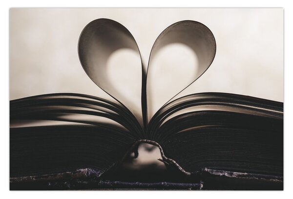 Tablou cu carte (90x60 cm)