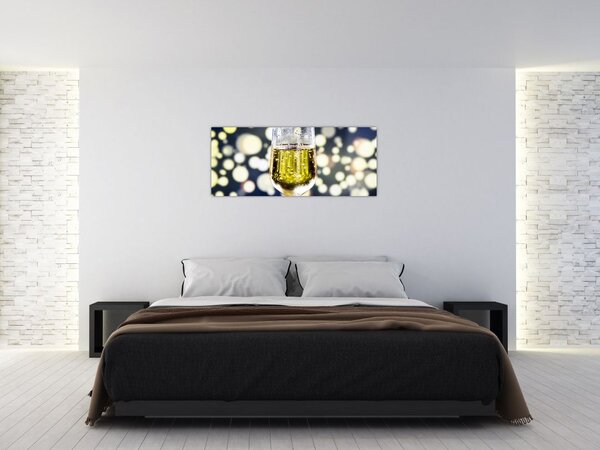 Tablou cu șampanie (120x50 cm)