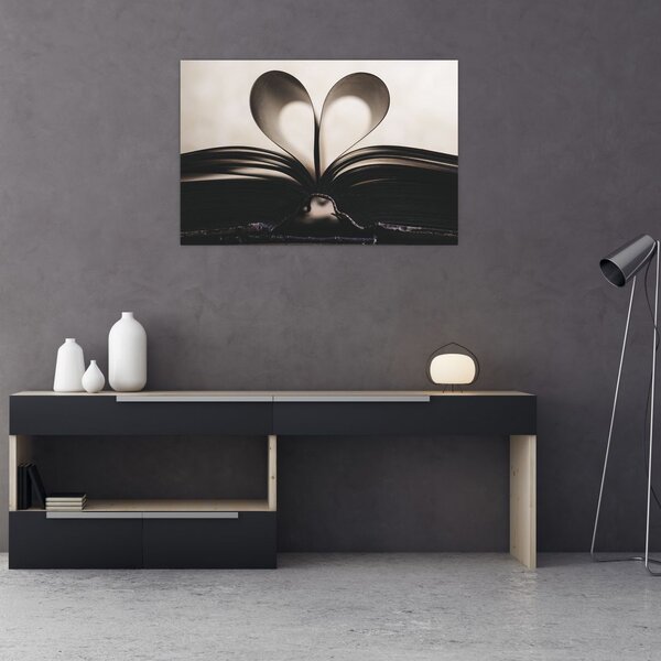 Tablou cu carte (90x60 cm)