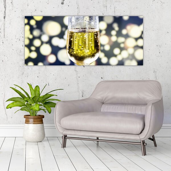 Tablou cu șampanie (120x50 cm)