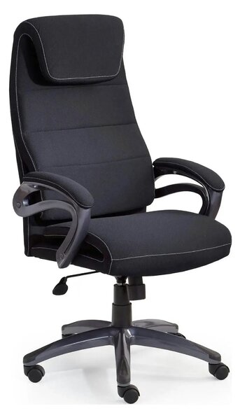 Scaun birou SIDNEY, negru, stofa, 65x70x117/125 cm
