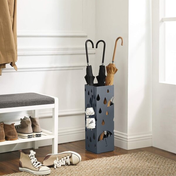 Suport umbrele Songmics Gri 15.5x15.5x49 cm