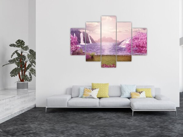 Tablou cu lac (150x105 cm)
