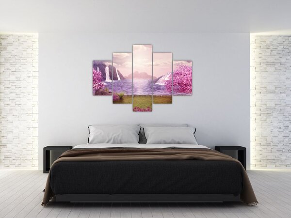 Tablou cu lac (150x105 cm)