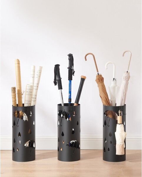 Suport umbrele Songmics Negru 17x17x41 cm