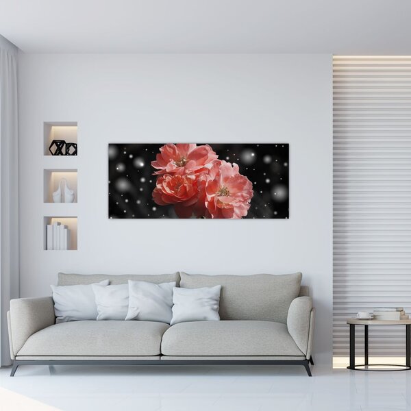 Tabloucu floare roz (120x50 cm)
