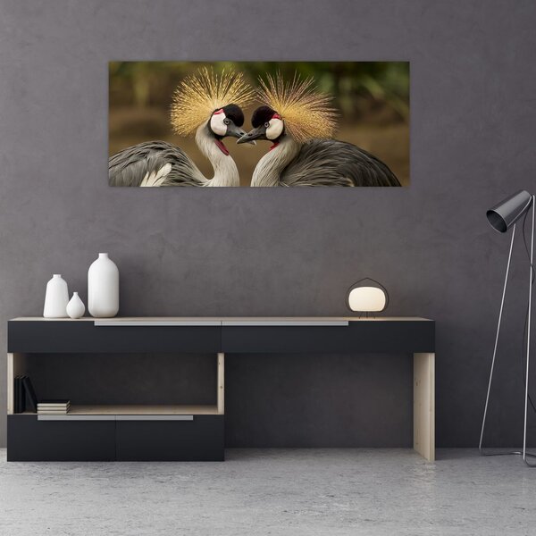 Tablou cu păsări (120x50 cm)