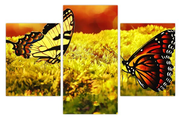 Tablou cu fluturi (90x60 cm)