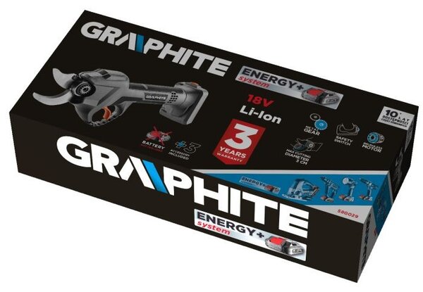 Foarfece de grădină fără fir 18V Li-lon 58G029 GRAPHITE