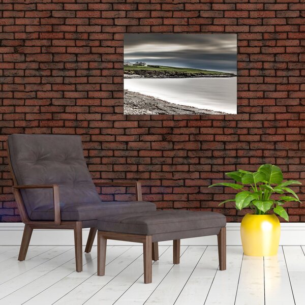 Tablou cu lac în amurg (70x50 cm)