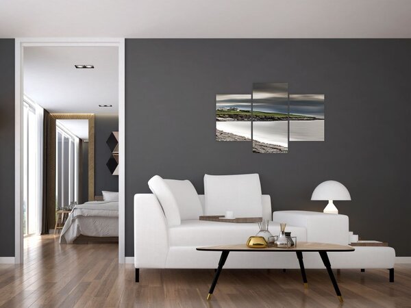 Tablou cu lac în amurg (90x60 cm)