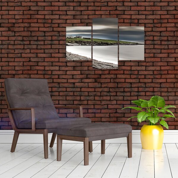 Tablou cu lac în amurg (90x60 cm)