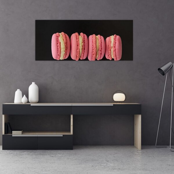 Tablou cu macarons (120x50 cm)