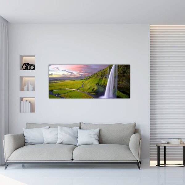Tablou cu cascade (120x50 cm)