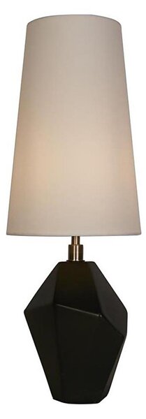 Searchlight EU88250BK - Lampă de masă APEX 1xE27/60W/230V negru/gri