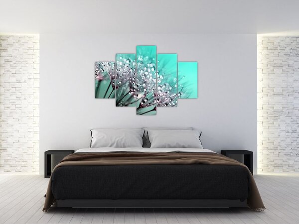 Tablou - planta cu rouă (150x105 cm)