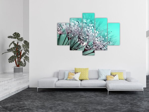 Tablou - planta cu rouă (150x105 cm)