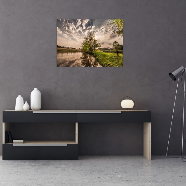 Tablou naturii cu raze de soae (70x50 cm)