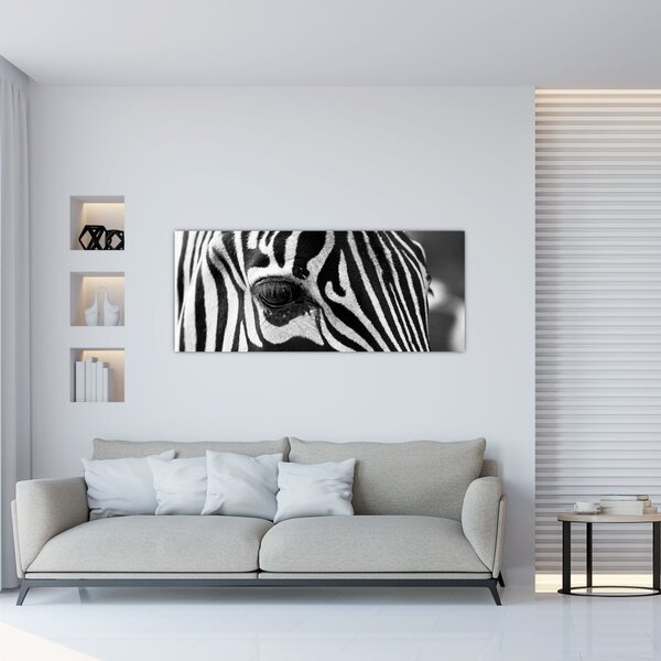 Tablou cu zebră (120x50 cm)