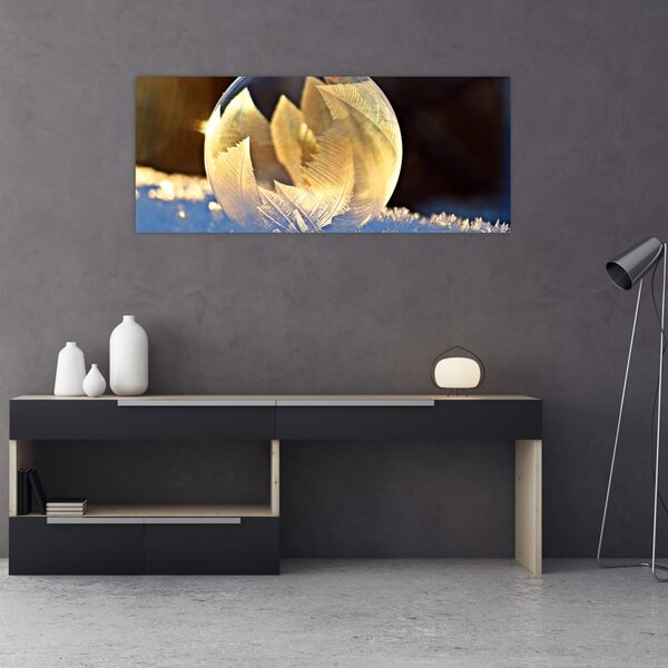 Tablou cu bulină înghețată (120x50 cm)
