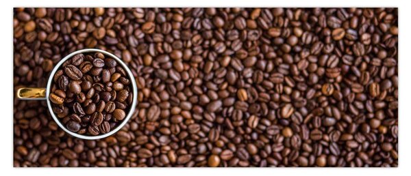 Tablou - boabe de cafea (120x50 cm)