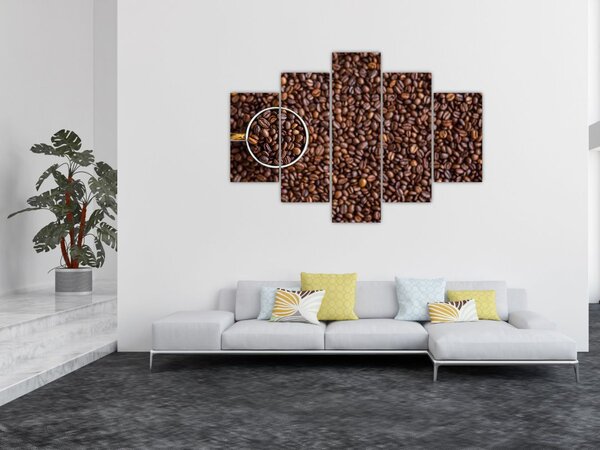 Tablou - boabe de cafea (150x105 cm)