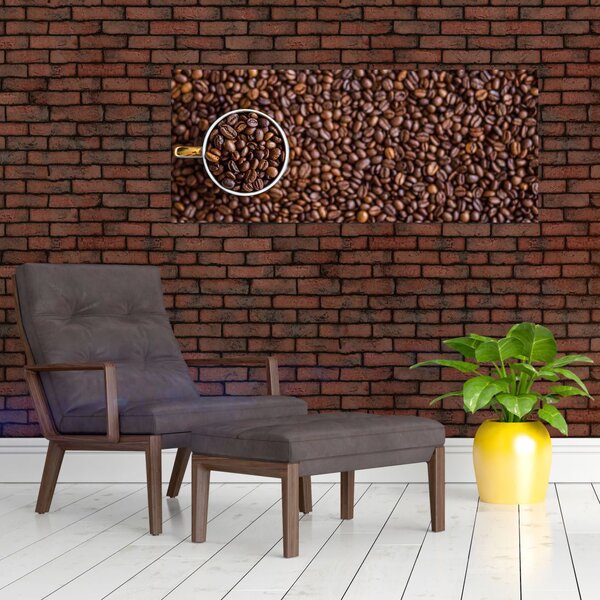 Tablou - boabe de cafea (120x50 cm)