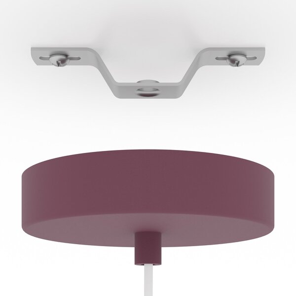 EGLO Lampă suspendată Berardelli, albastru/dud, Ø 23 cm, sticlă, E27, reglabil, Albastru, Camera de zi / sufragerie, Sticlă, Modern