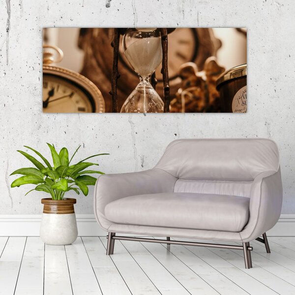 Tablou cu clepsidră (120x50 cm)