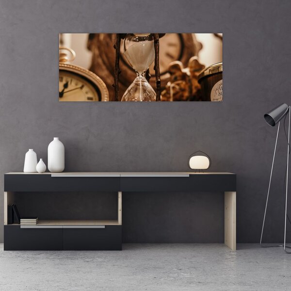 Tablou cu clepsidră (120x50 cm)