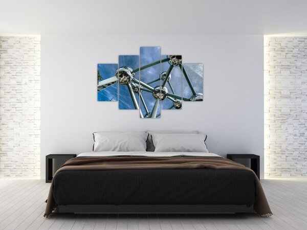 Tablou- atomium la Bruxelles (150x105 cm)