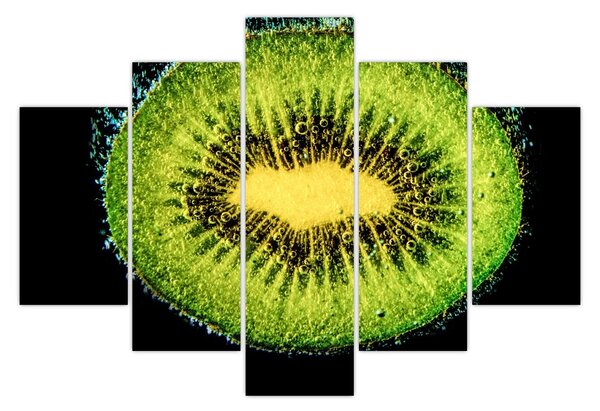 Tablou - detailu cu kiwi în apă (150x105 cm)