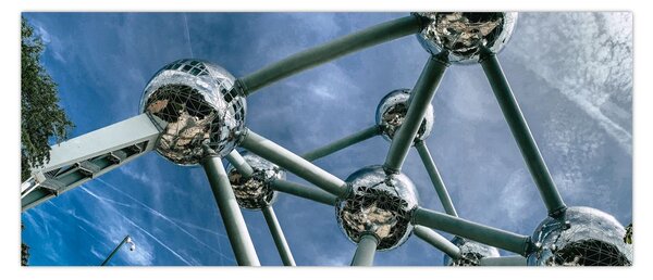 Tablou- atomium la Bruxelles (120x50 cm)
