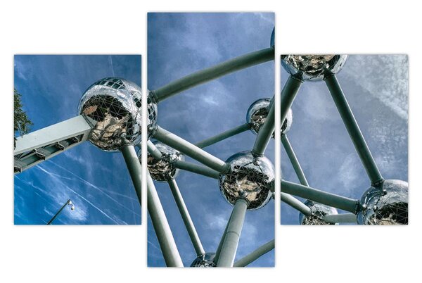 Tablou- atomium la Bruxelles (90x60 cm)