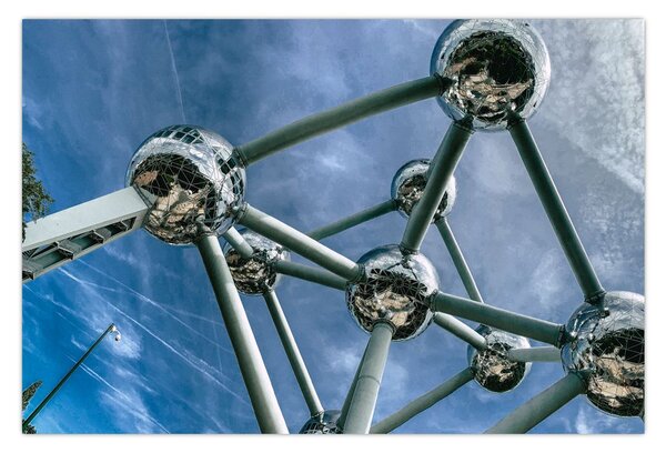 Tablou- atomium la Bruxelles (90x60 cm)